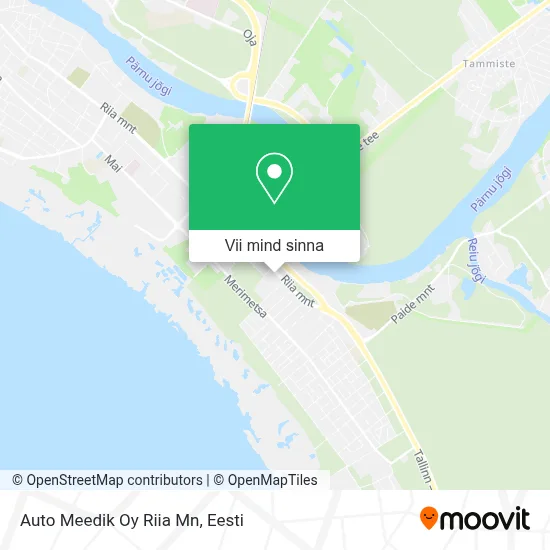 Auto Meedik Oy Riia Mn kaart