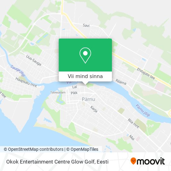 Okok Entertainment Centre Glow Golf kaart