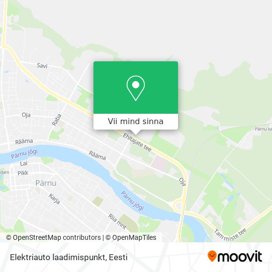 Elektriauto laadimispunkt kaart