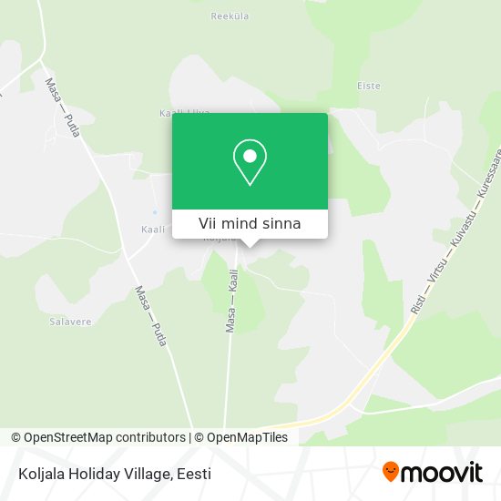 Koljala Holiday Village kaart