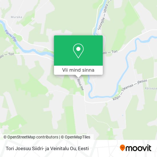 Tori Joesuu Siidri- ja Veinitalu Ou kaart