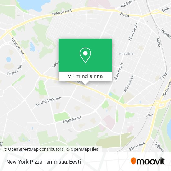 New York Pizza Tammsaa kaart