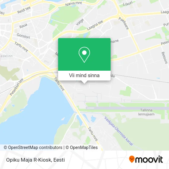 Opiku Maja R-Kiosk kaart