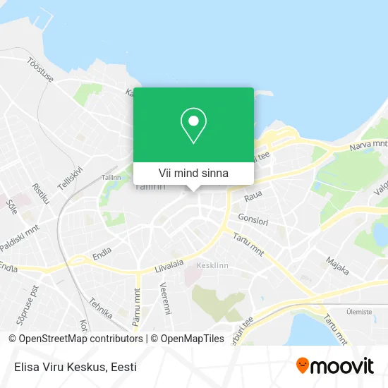 Elisa Viru Keskus kaart