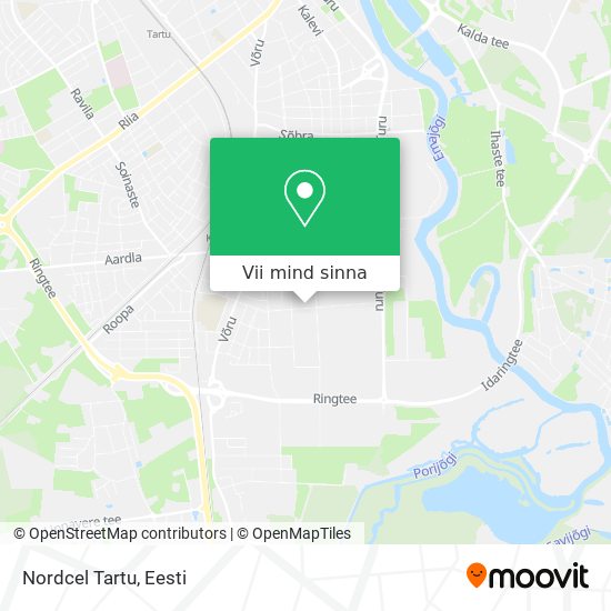 Nordcel Tartu kaart