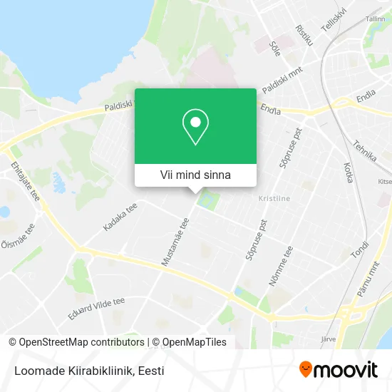 Loomade Kiirabikliinik kaart