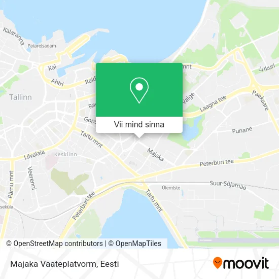 Majaka Vaateplatvorm kaart