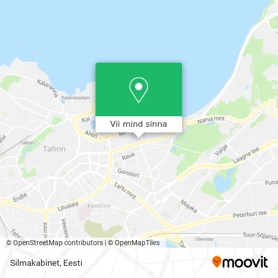 Silmakabinet kaart