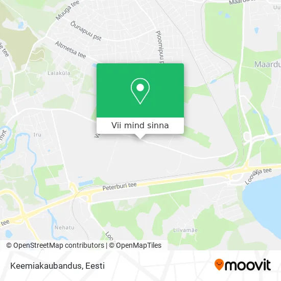 Keemiakaubandus kaart