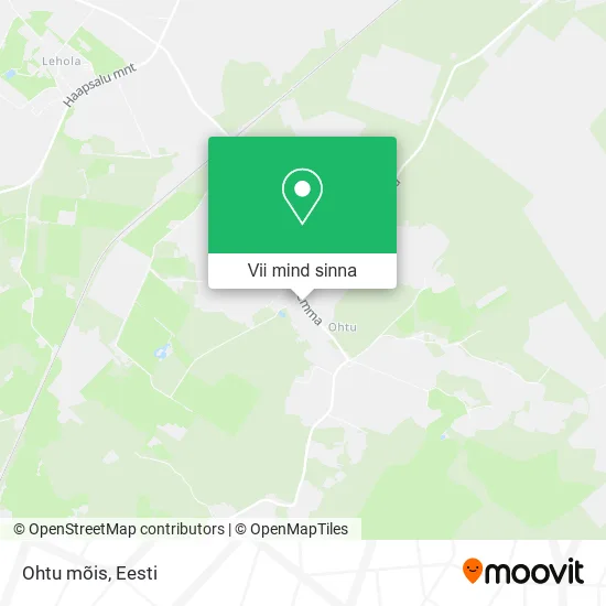 Ohtu mõis kaart