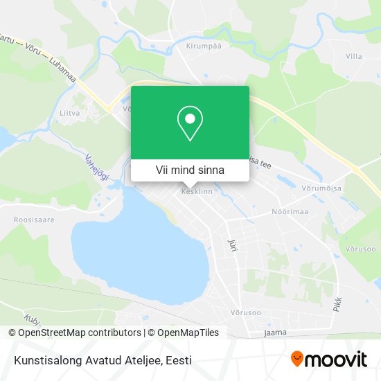 Kunstisalong Avatud Ateljee kaart
