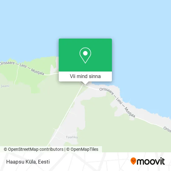 Haapsu Küla kaart