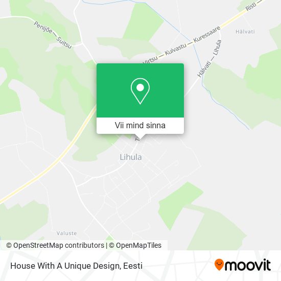 House With A Unique Design kaart