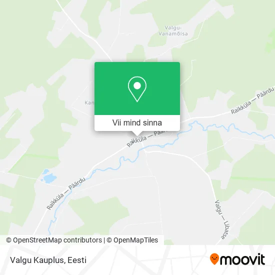 Valgu Kauplus kaart