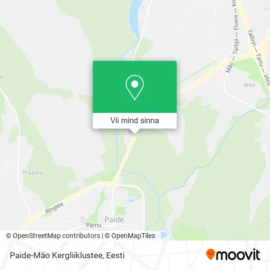 Paide-Mäo Kergliiklustee kaart