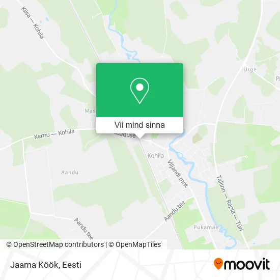 Jaama Köök kaart