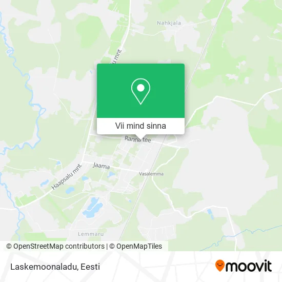 Laskemoonaladu kaart