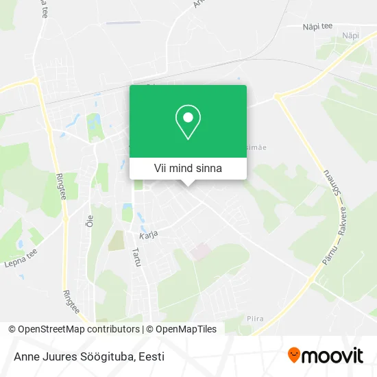 Anne Juures Söögituba kaart