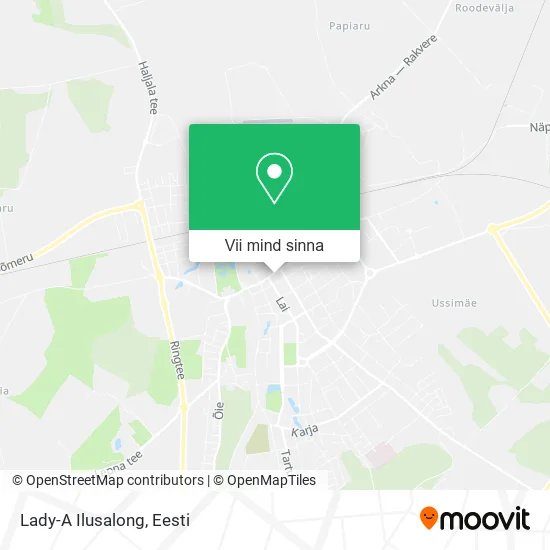 Lady-A Ilusalong kaart