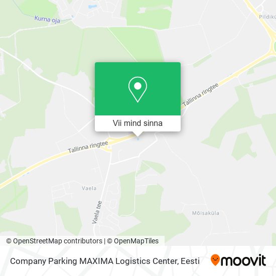 Company Parking MAXIMA Logistics Center kaart