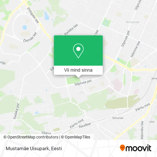 Mustamäe Uisupark kaart