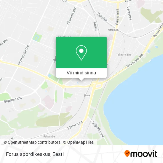 Forus spordikeskus kaart