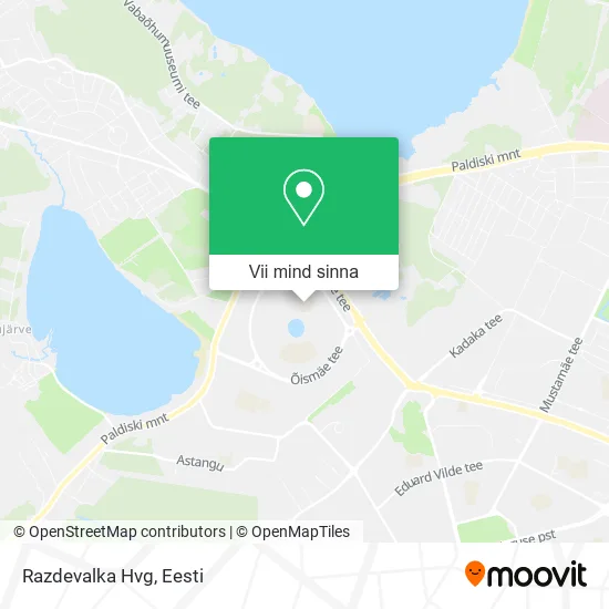 Razdevalka Hvg kaart