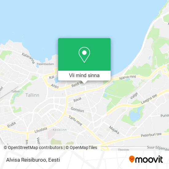 Alvisa Reisiburoo kaart