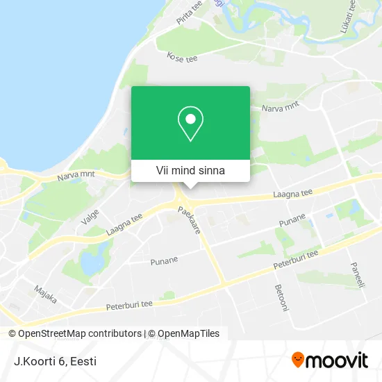 J.Koorti 6 kaart