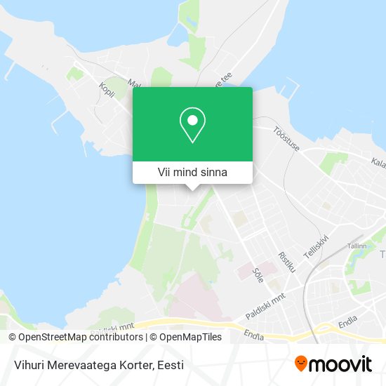 Vihuri Merevaatega Korter kaart