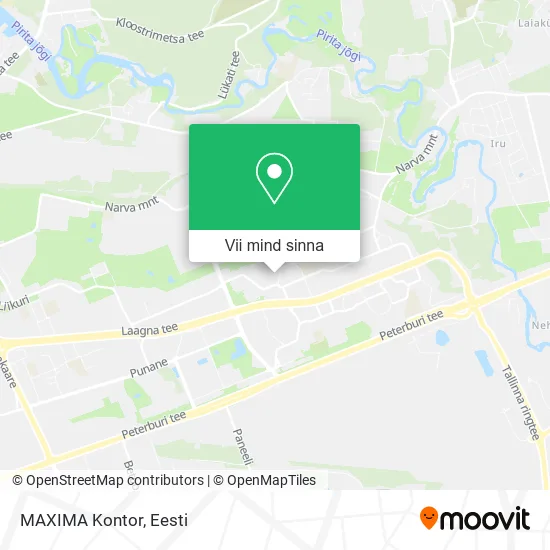 MAXIMA Kontor kaart