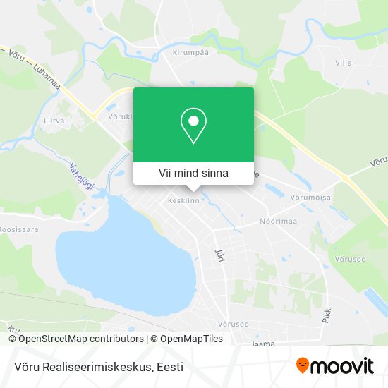 Võru Realiseerimiskeskus kaart