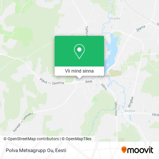 Polva Metsagrupp Ou kaart