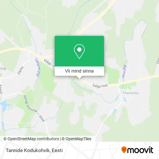 Tannide Kodukohvik kaart