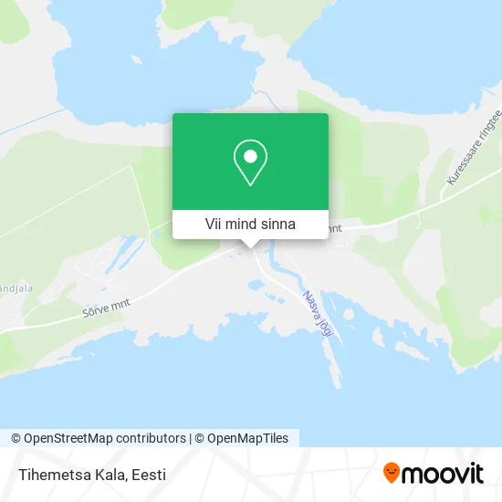 Tihemetsa Kala kaart