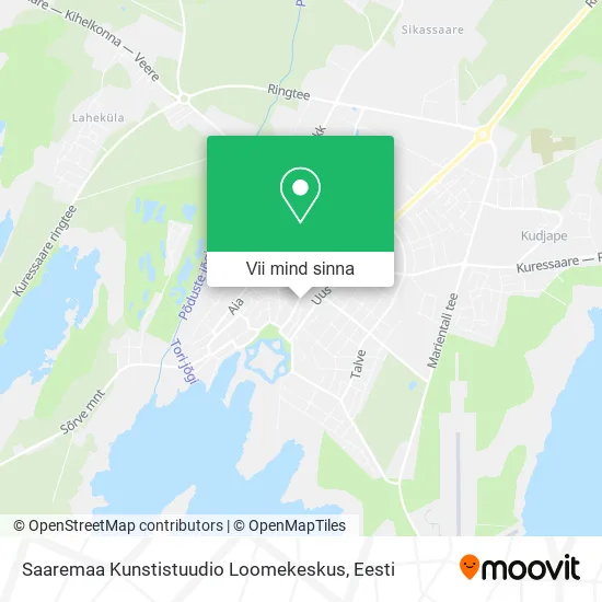 Saaremaa Kunstistuudio Loomekeskus kaart