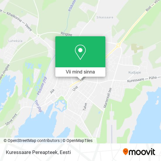 Kuressaare Pereapteek kaart