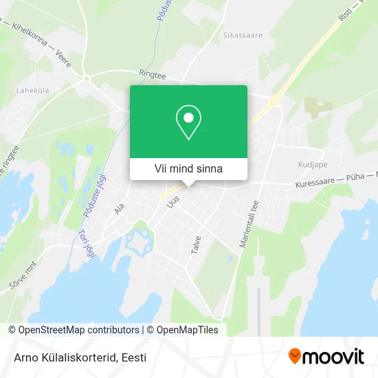 Arno Külaliskorterid kaart