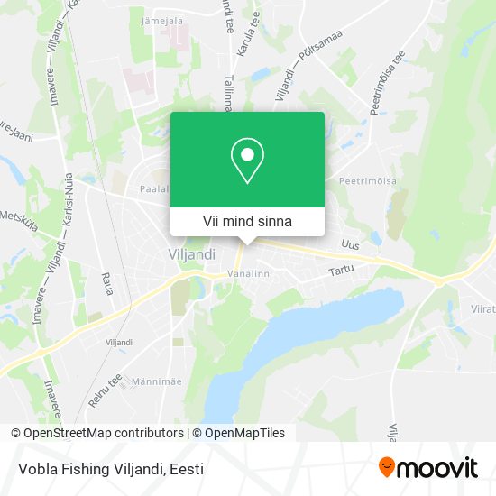 Vobla Fishing Viljandi kaart