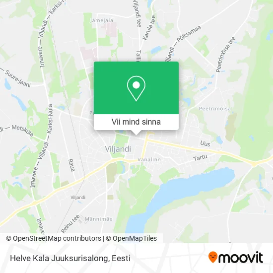 Helve Kala Juuksurisalong kaart