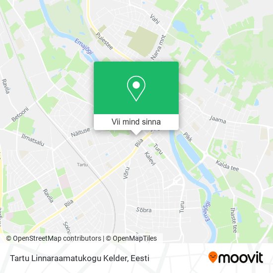 Tartu Linnaraamatukogu Kelder kaart