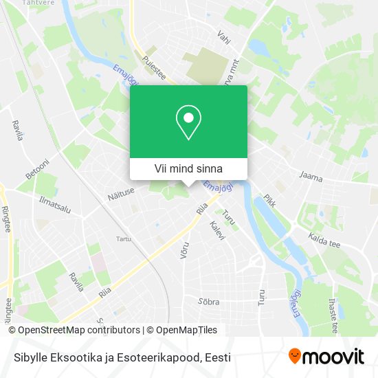 Sibylle Eksootika ja Esoteerikapood kaart