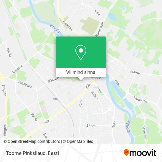 Toome Pinksilaud kaart