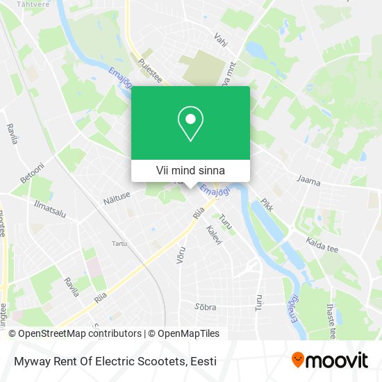 Myway Rent Of Electric Scootets kaart