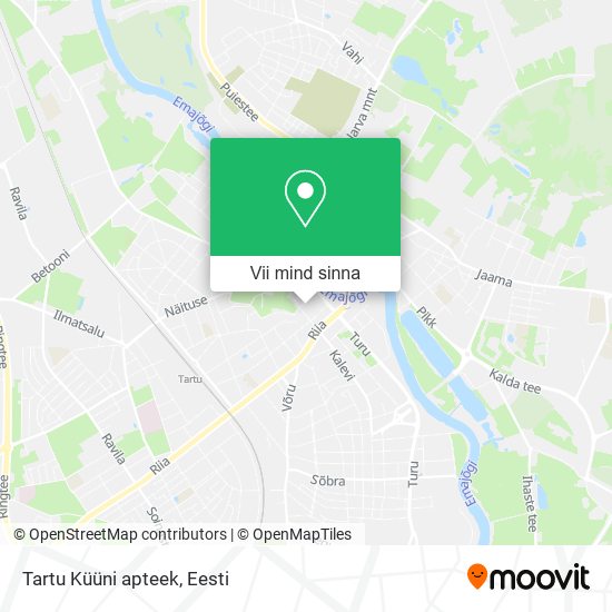 Tartu Küüni apteek kaart