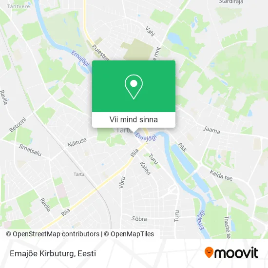 Emajõe Kirbuturg kaart