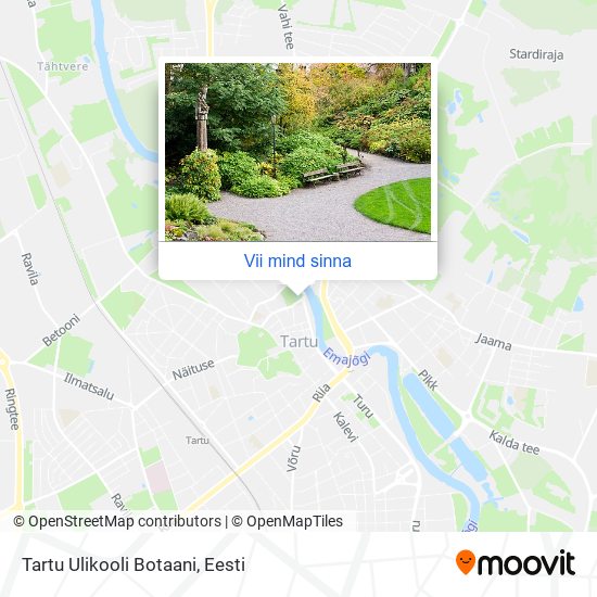 Tartu Ulikooli Botaani kaart