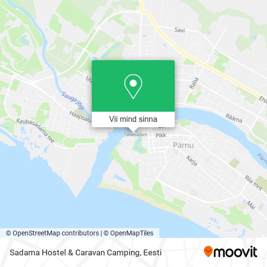 Sadama Hostel & Caravan Camping kaart