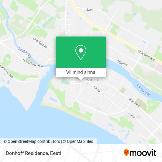 Donhoff Residence kaart