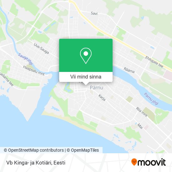 Vb Kinga- ja Kotiäri kaart